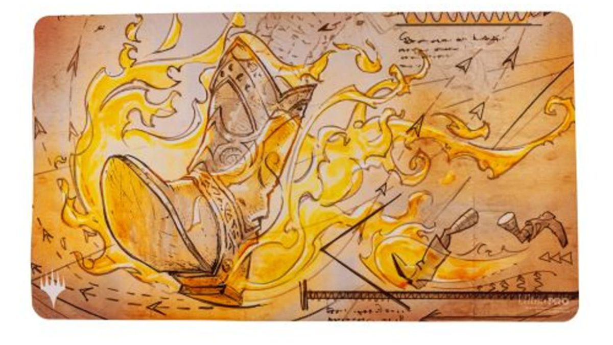Swiftfoot Boots Schematic MTG Brothers War Playmat