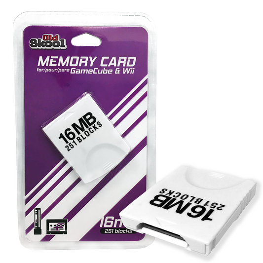 Old Skool Memory Card for Gamecube and Wii - 16Mb