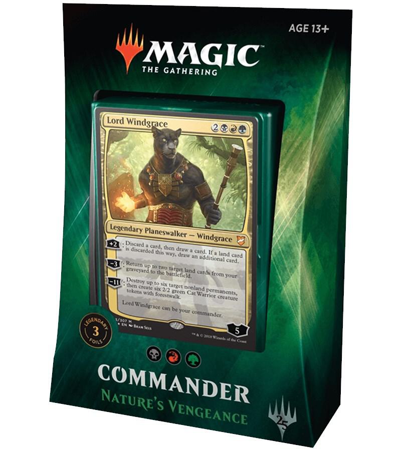 Commander 2018 Nature's Vengeance Commander Deck