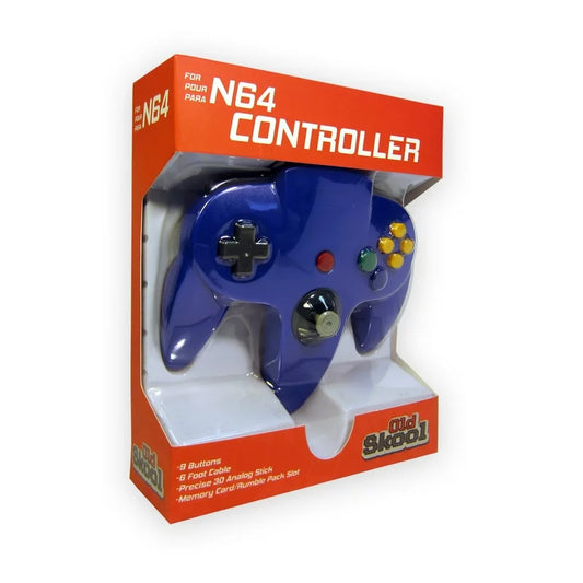 Old Skool N64 Controller - Blue