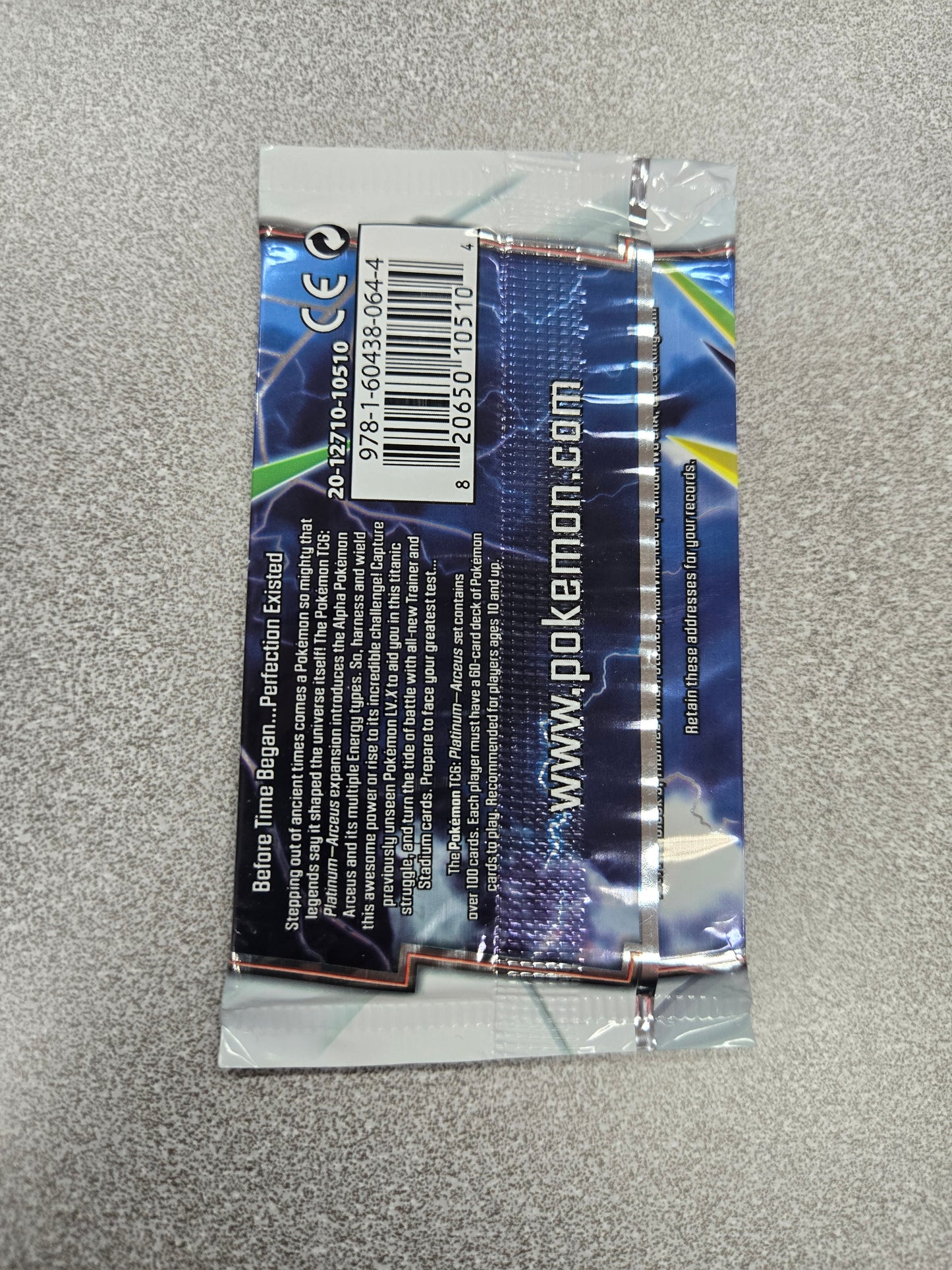Pokemon Platinum Arceus Booster Pack (Zapdos Version)