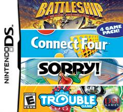 Battleship / Connect Four / Sorry / Trouble - Nintendo DS