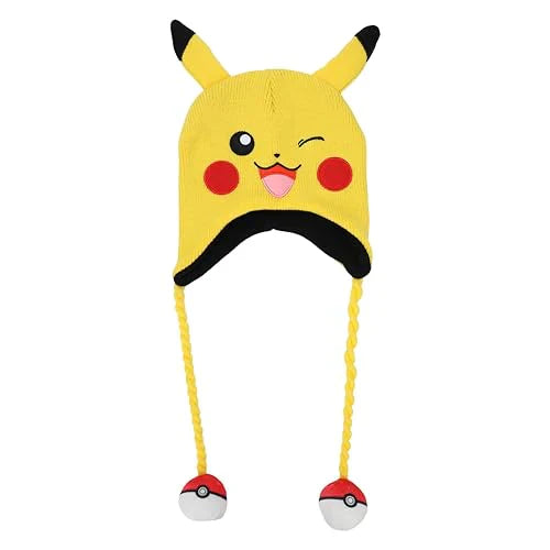 Pokemon Pikachu Laplander Fleece Cosplay Beanie