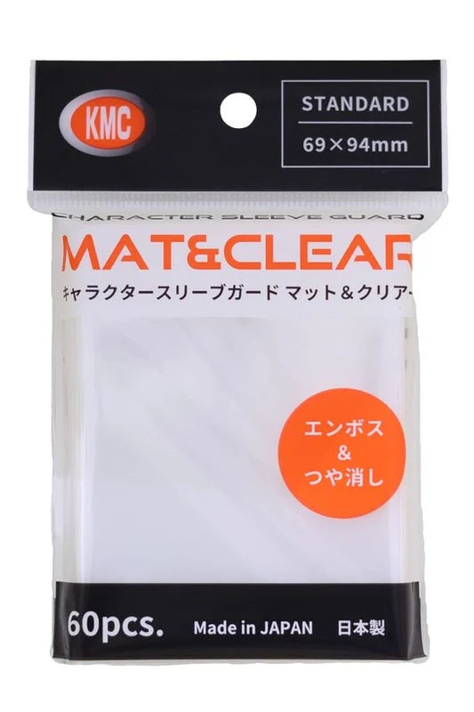 KMC Sleeves Character Guard Mat & Clear 60 ct Standard Size Sleeves