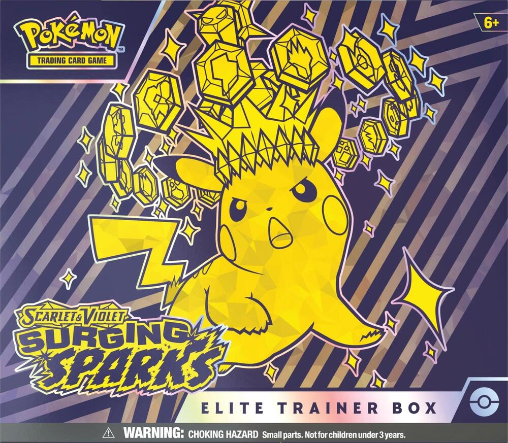 Pokemon Surging Sparks Elite Trainer Box (Cosmetic wear)