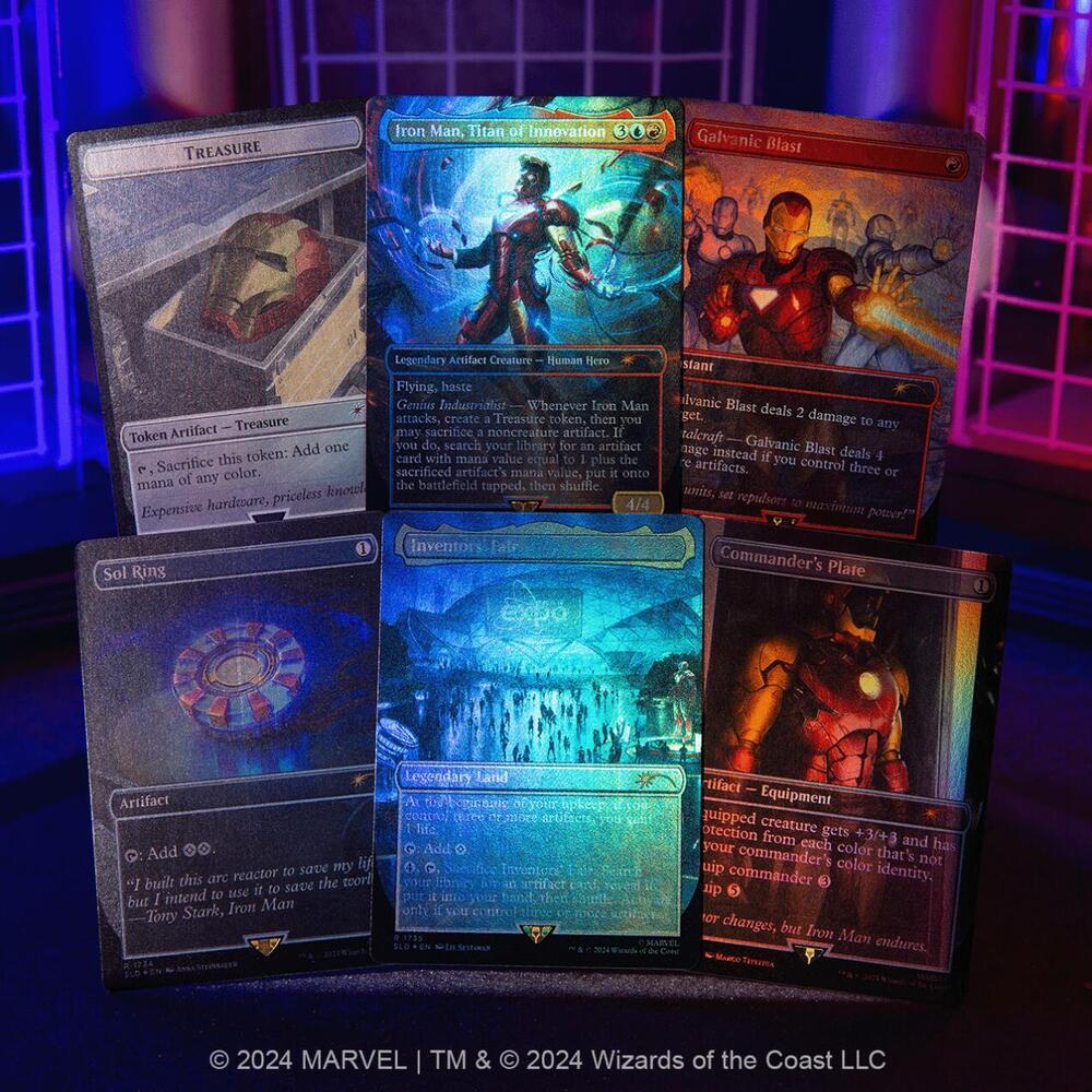Secret Lair Drop: Secret Lair x Marvel's Iron Man - Rainbow Foil Edition