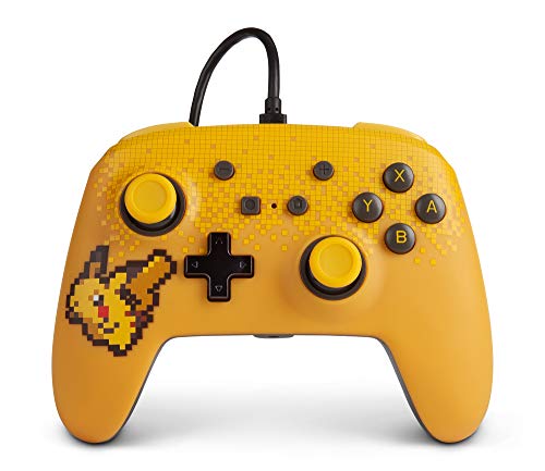 PowerA Enhanced Wired Controller Pixel Pikachu - Nintendo Switch