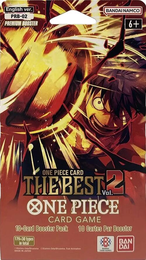 One Piece The Best Vol. 2 Sleeved Booster Pack CNAG New Cut One Piece The Best Vol. 2 Sleeved Booster Pack CNAG New Cut