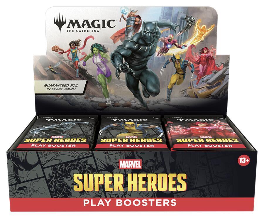 Magic Marvel Super Heroes Play Booster Box