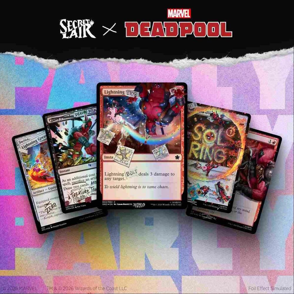 Secret Lair x Marvel's Deadpool: I Fixed It (You're Welcome) - Pool Party Foil Edition