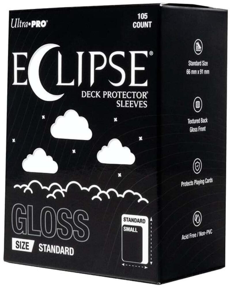 Ultra Pro Eclipse Gloss Standard Size 100 ct Sleeves - Arctic White