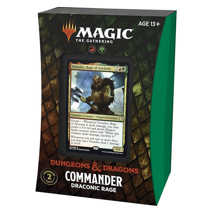 Adventures in the Forgotten Realm Draconic Rage Commander Deck