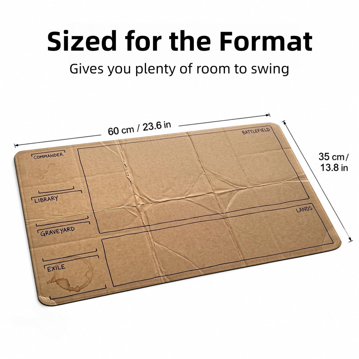 Cardboard Style Playmat