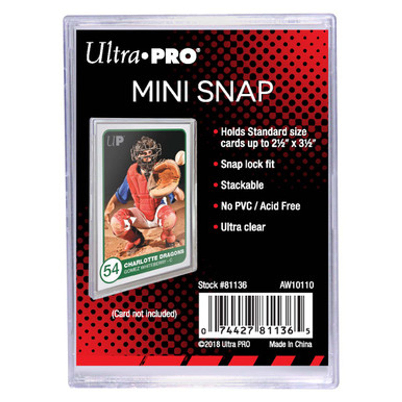 Ultra Pro Mini Snap Card Holder