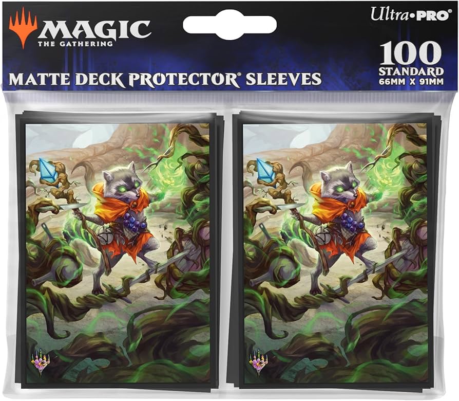 mtg bloomburrow card sleeves Bloomburrow Forest Standard Deck Protector Sleeves for Magic: The Gathering (100-pack) - Ultra Pro Card Sleeves - Card Sleeves