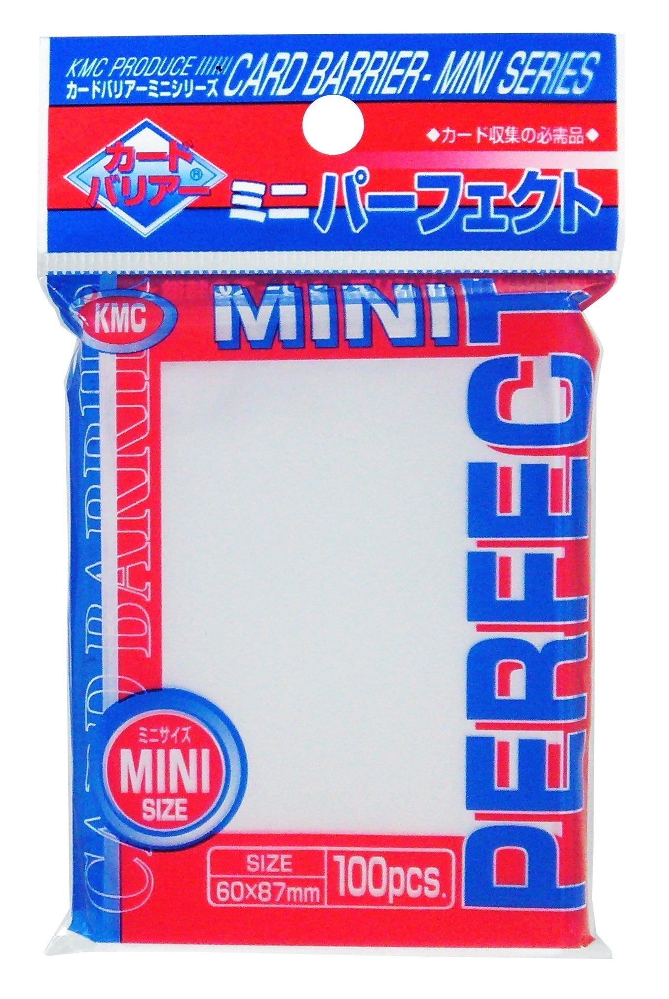 KMC Small Japanese Size Sleeves Clear Perfect Fit 100-Count