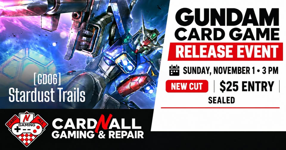 Gundam TCG Stardust Trails Release Event