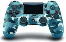 Playstation 4 Dualshock 4 Blue Camo Controller - Playstation 4