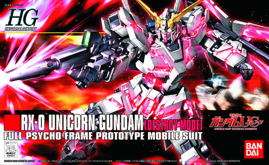 RX-0 Unicorn Gundam (Destroy Mode) HG