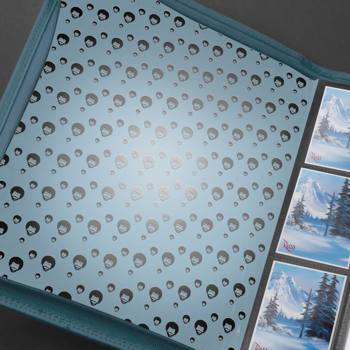 Ultra Pro Bob Ross Winter Paradise 9-Pocket Zippered Pro Binder