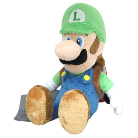 Luigi w/ Ghost Vacuum Poltergust Plush, 7"