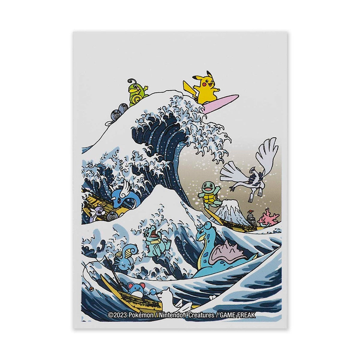 Great Wave Pikachu & Friends Pokemon Center Sleeves
