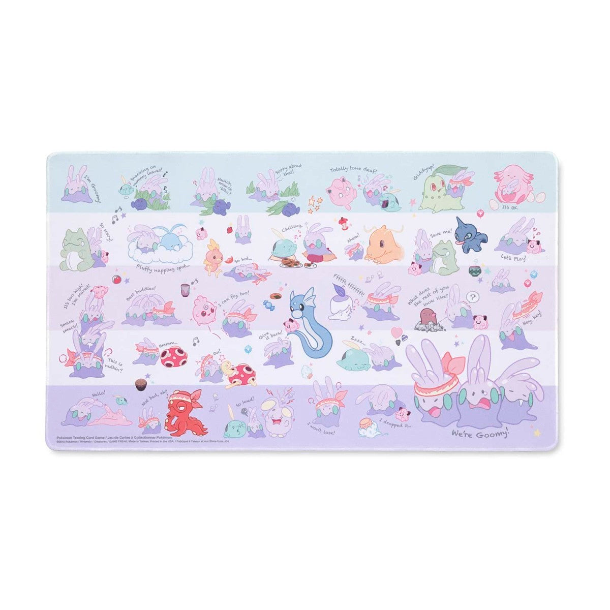 Pokemon We're Goomy Playmat