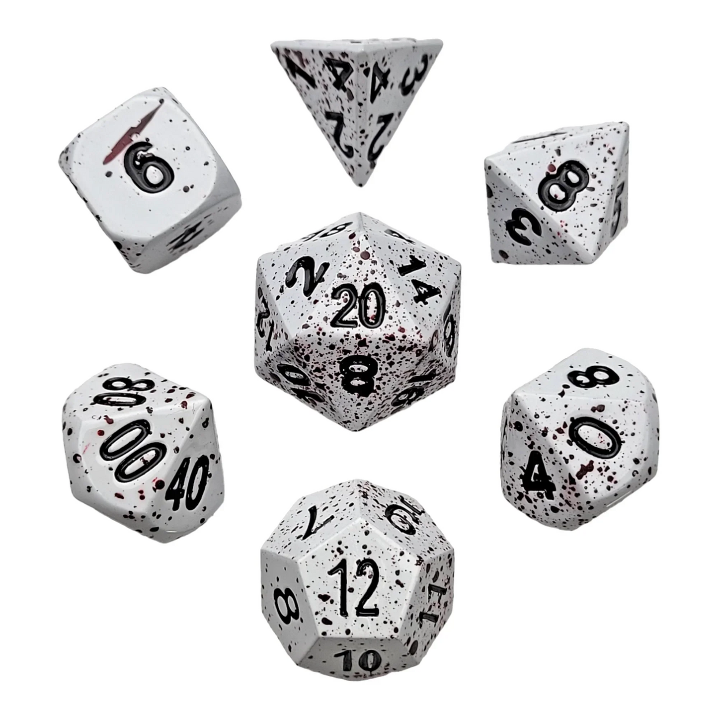 Winters Blood Set of 7 Metal Dice