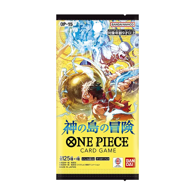 op15 booster box One Piece: Adventures on Kami's Island JAPANESE Pack the vault Contains the second half Easy Glide Soft Sleeves CardID:BLACK:-1