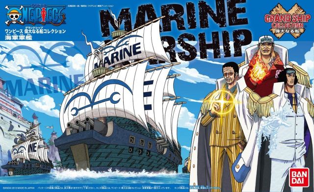 One Piece Marine Ship Model Kit