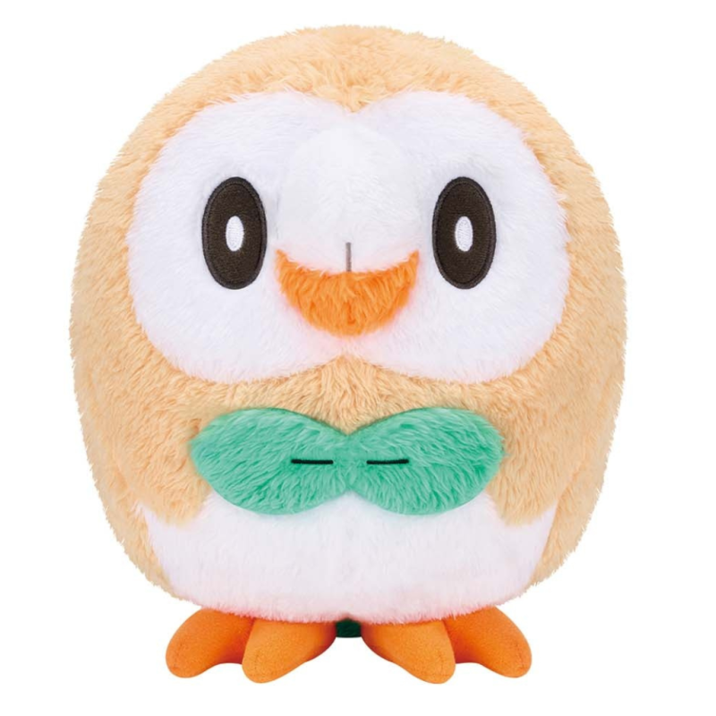 Pokemon Fluffy Cozy 8.7" Rowlet Plush