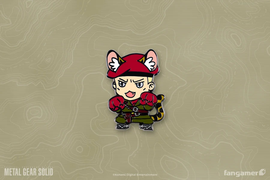 Fangamer Metal Gear Solid Revolver Ocelot Rawrcelot Pin