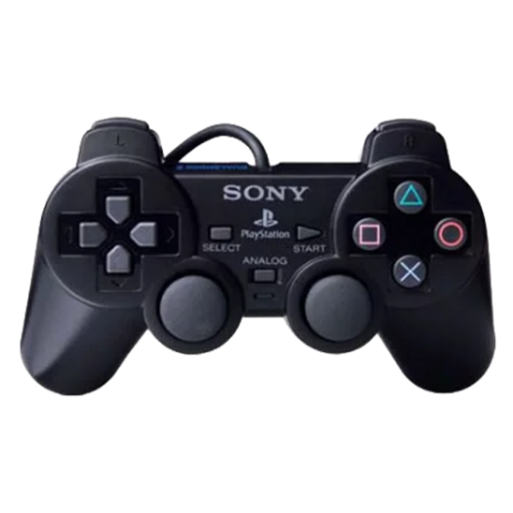 Black Dual Shock Controller - Playstation 2