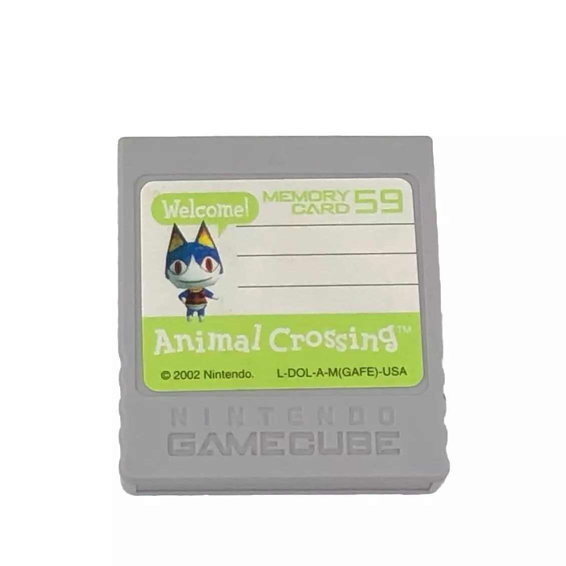 Animal Crossing 16MB 251 Block Memory Card - Gamecube