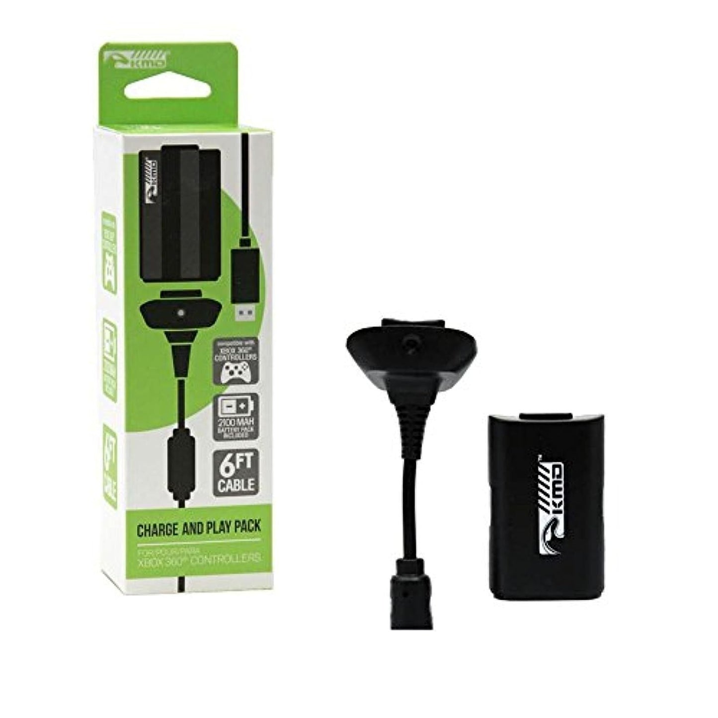 Black - KMD Xbox 360 Battery
