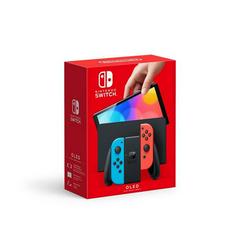 Nintendo Switch OLED with Blue and Red Joy-Con - Nintendo Switch