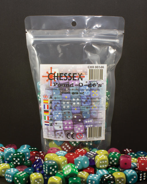 Chessex Pound-O-D6's