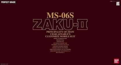 MS-06S Char's Zaku II PG