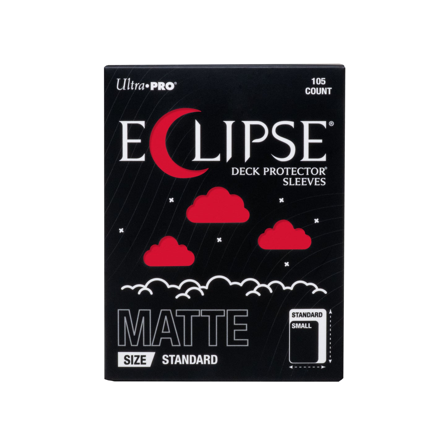 Ultra Pro Eclipse Matte Standard Size 100 ct Sleeves - Apple Red