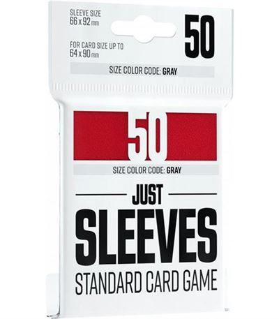 Gamegenic Just Sleeves Standard Size 50ct Sleeves