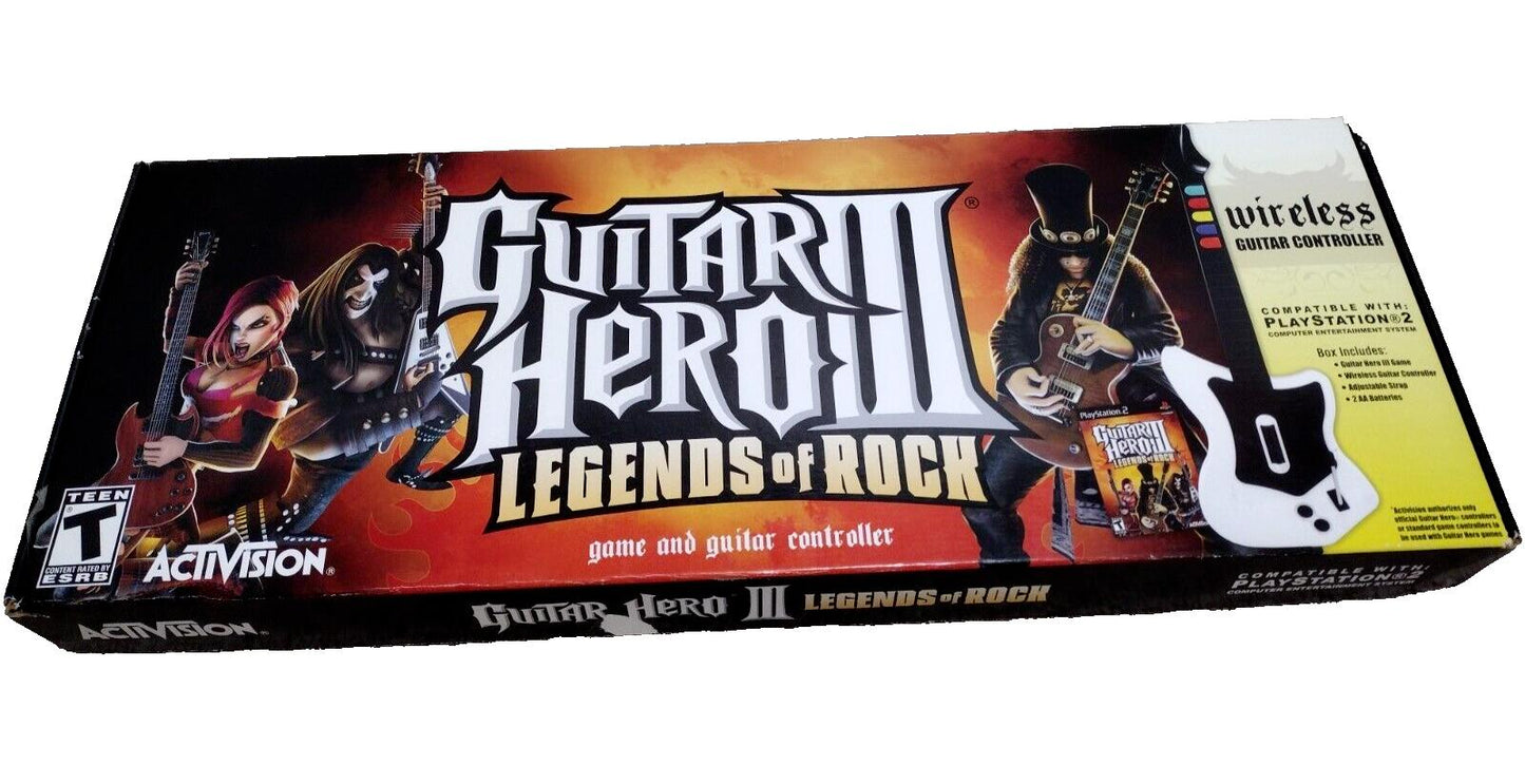 Guitar Hero III Legends of Rock [Bundle] - Playstation 2