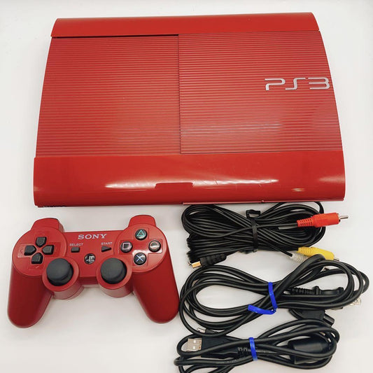 Playstation 3 500GB Super Slim Console Scarlet Red - Playstation 3
