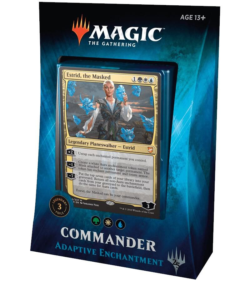 Commander 2018 Adaptive Enchantment Commander Deck