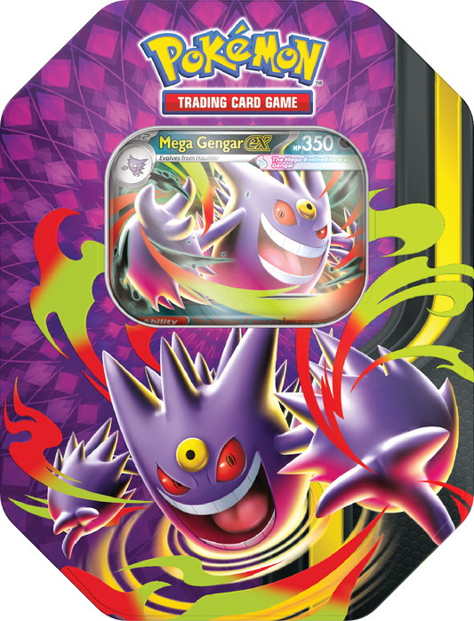 Pokemon Mega Moonlit Tin - Mega Gengar ex