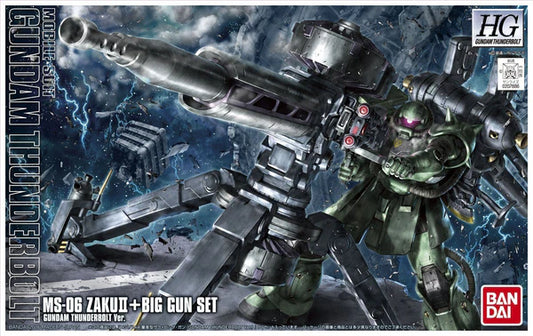 MS-06 Zaku II + Big Gun Set Gundam Thunderbolt Ver. HG
