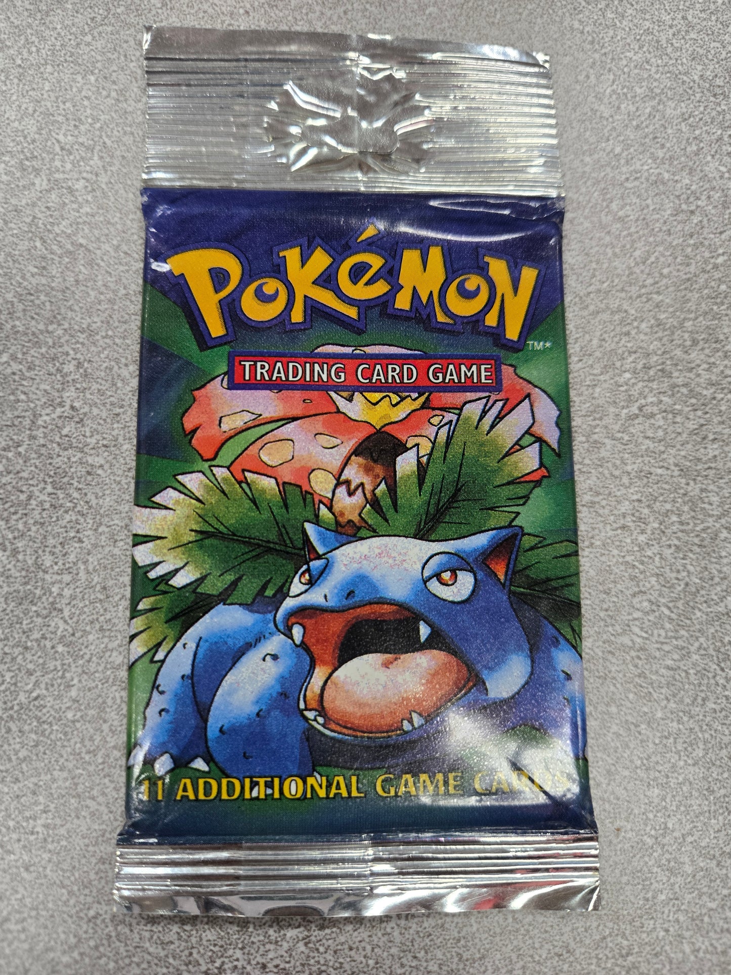 Pokemon Base Set Long Crimp Booster Pack