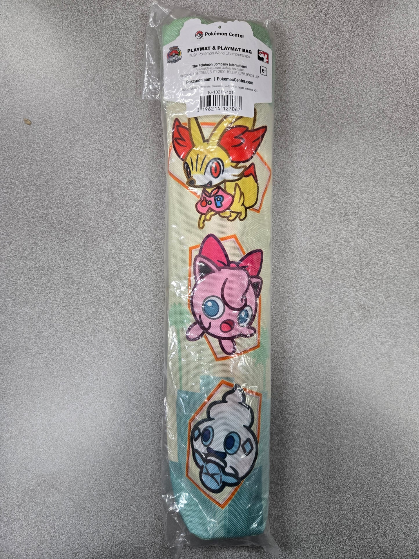 Pokemon Center 2025 World Championships Playmat & Playmat Bag