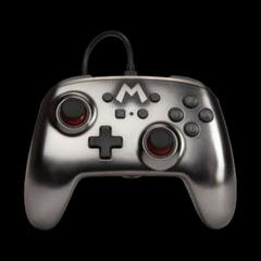Mario Silver Wired Controller - Nintendo Switch
