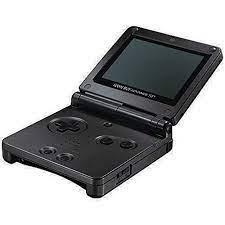 Black Gameboy Advance SP [AGS-001] - GameBoy Advance