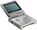 Platinum Gameboy Advance SP [AGS-001] - GameBoy Advance